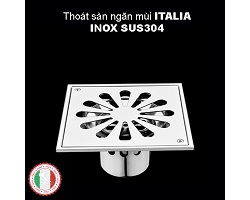 Thoát sàn ngăn mùi 12x12cm Siêu xịn - Hàng cao cấp ITALIA SUS304